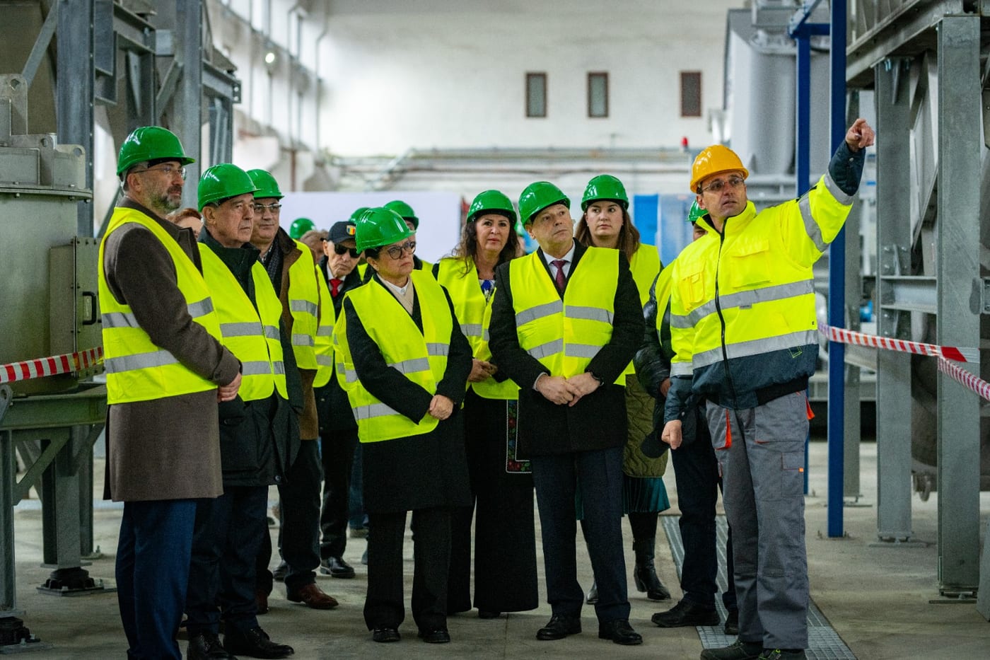 Visit to the PET recycling plant in Brad, at the inauguration
